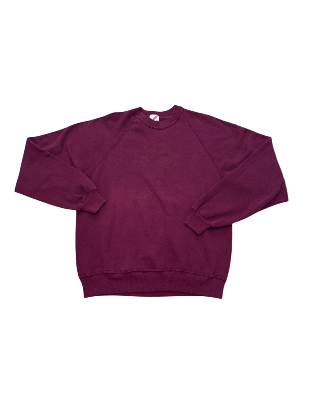 Vintage men’s Jerzees sweatshirt maroon cotton 90s